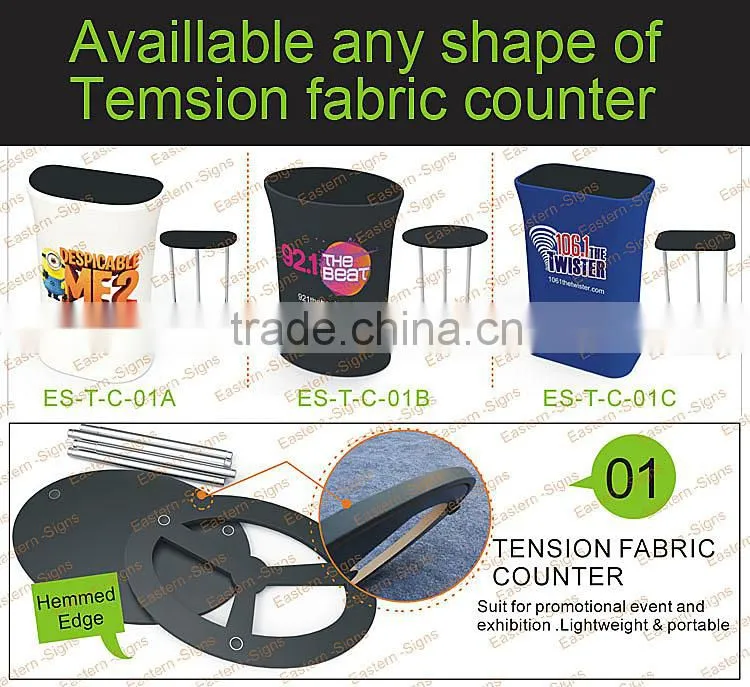 Fiber Board Base Portable Acrylic Stand Display