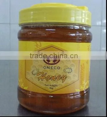 Syrup Honey in 500g honey syrup glass bottle