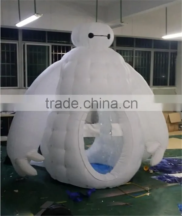 Customized inflatable baymax cash machine / inflatable promotional money machine