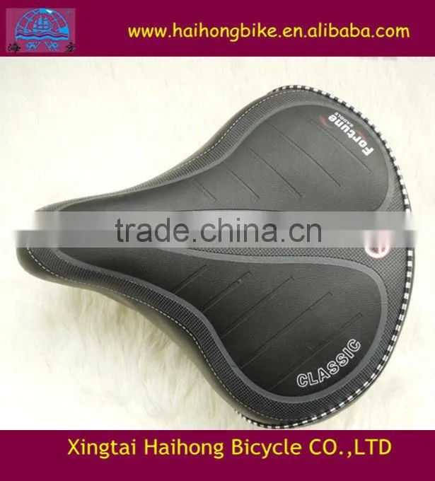 hot popular cow leather saddle for road bikes at wholesale price