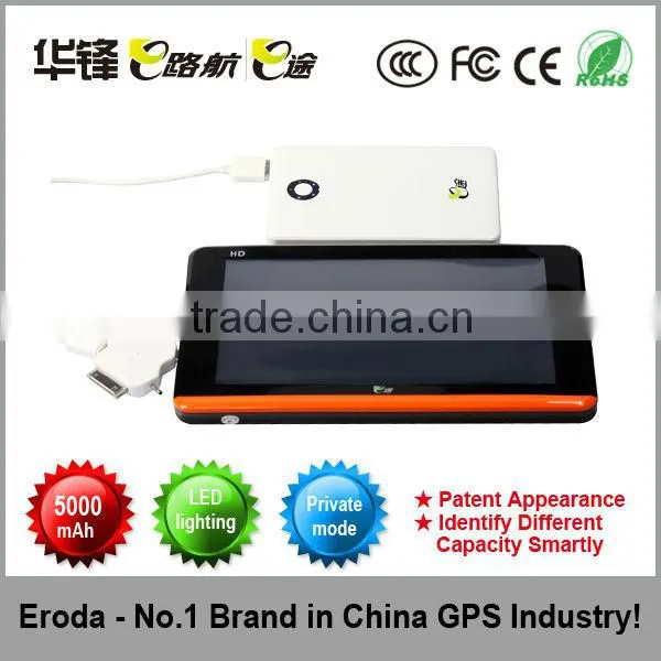 Factory~Portable Emergency Charger F75 5000mAh, 10400mAh LED Light
