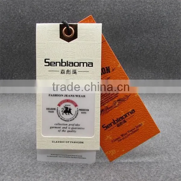 Various Layers of Materials Paper Hang Tag