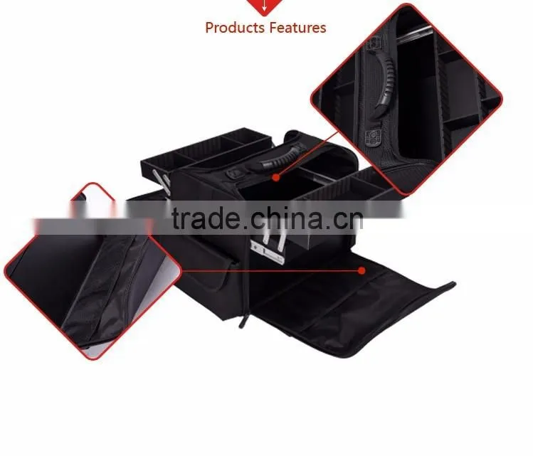 2015 professional portable promotional nylon makeup bag for cosmetic