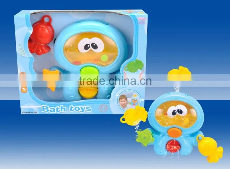 Hot toys 2016 kids baby crib water toys tub town bath toy for babies with ABS materail CE/ROHS fisher price toys