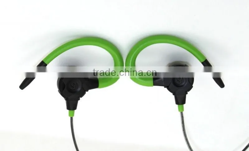 good sound sport earphone sport earhook with shine light