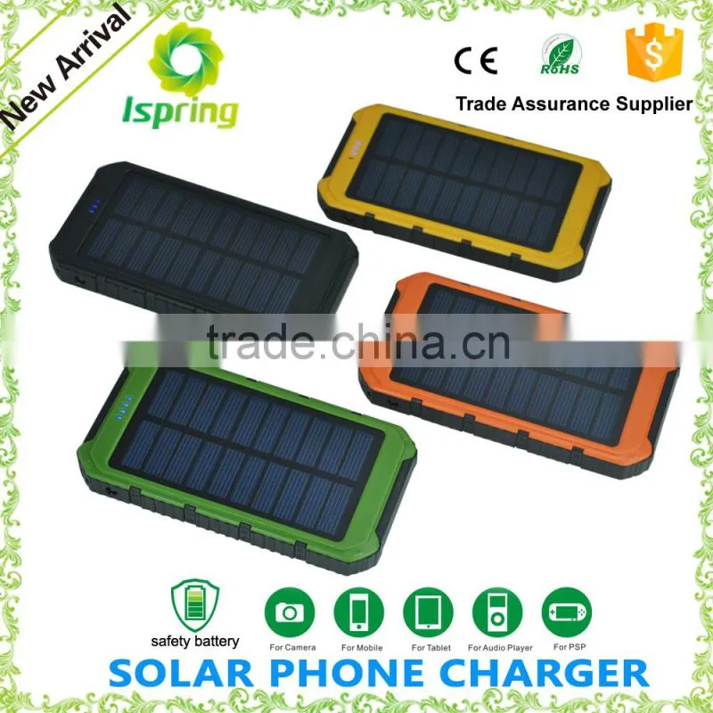 Wholesale high quality Portable USB Power Solar Battery Charger for Mobile Phone