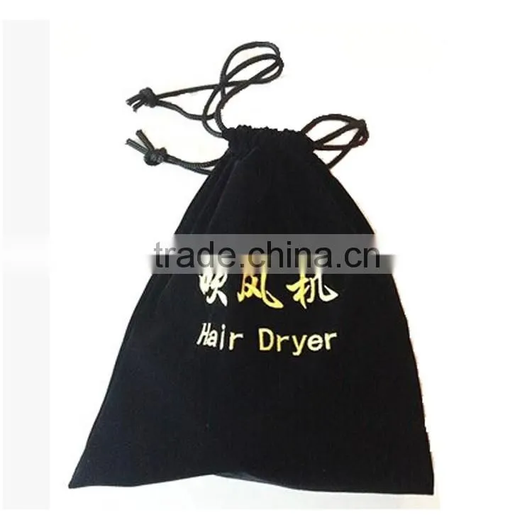 High quality microfiber suede drawsring bag