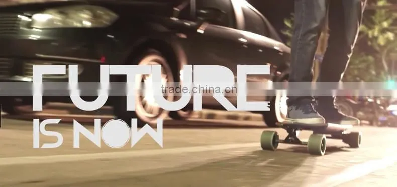 2016 Factory Wholesale Lithium Battery 4 Wheel Hoverboard Electric Skateboard