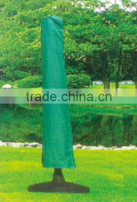 green PE material of the parasol umbrella cover