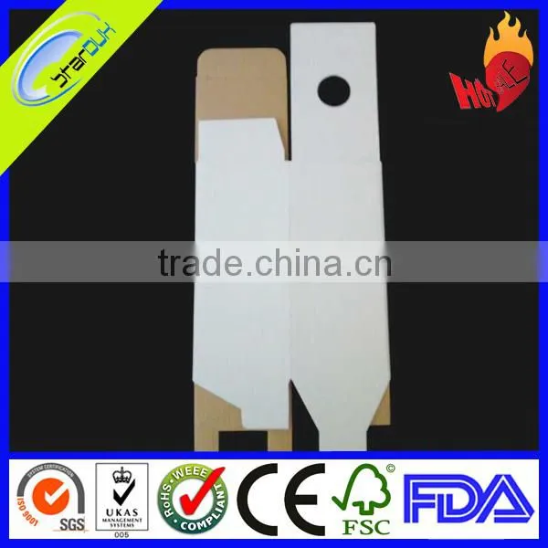 customized foldable kraft corrugated paper box with templete