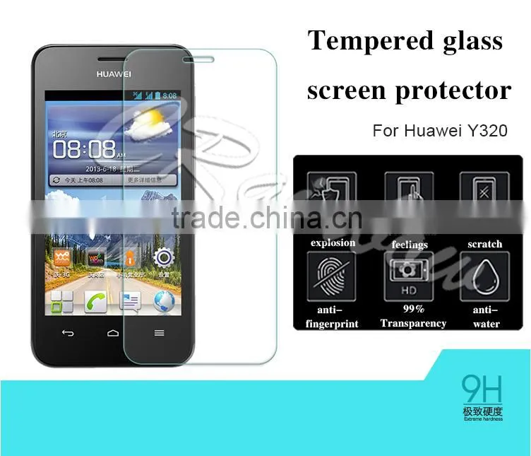 Factory Price tempered glass film for Huawei Y320 glass protector