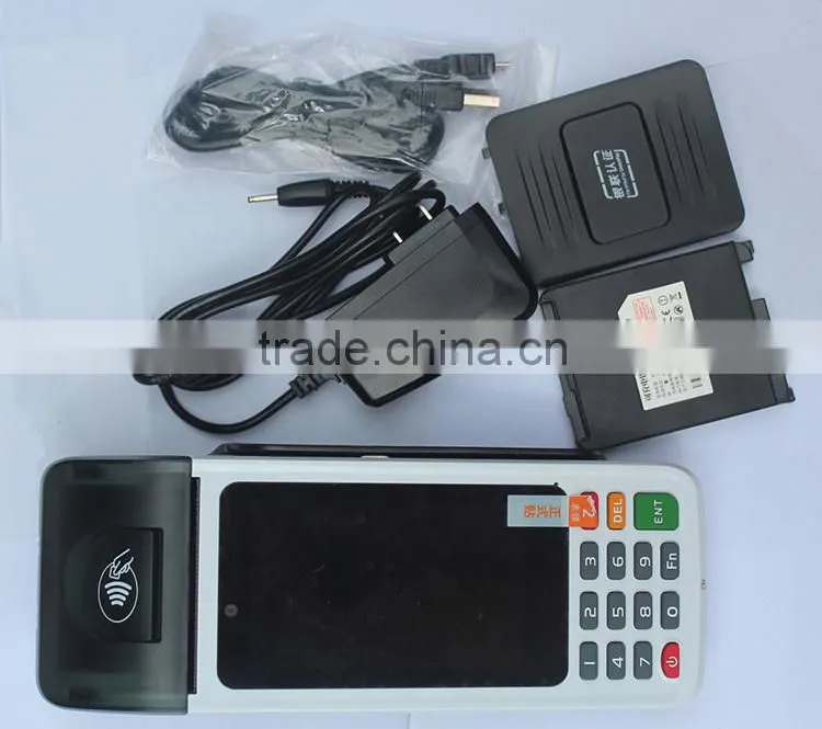 Android POS Terminal Built-in Thermal Printer with Touch Screen,Printer,MSR,RFID,GPRS
