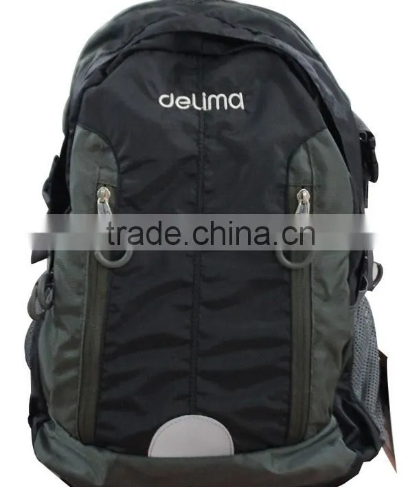hiking sport bag,backpack with many pockets,top quality student sports backpack