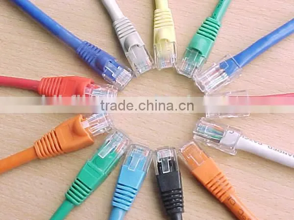 RJ45 CAT6 CAT6A UTP 15FT 0.41mm unshieled flat patch cable/ cord