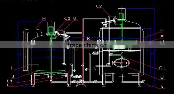turnkey 600L mini beer brewing equipment
