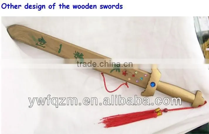 Chinese handle toy wooden samurai sword,cool sword