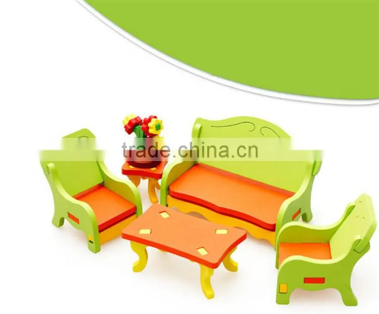 2016 hot design colorful wooden drawing room jigsaw puzzle for kids