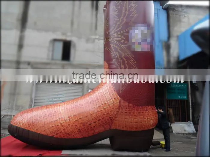 Big Inflatable Female Boots Model for Advertising Decoration