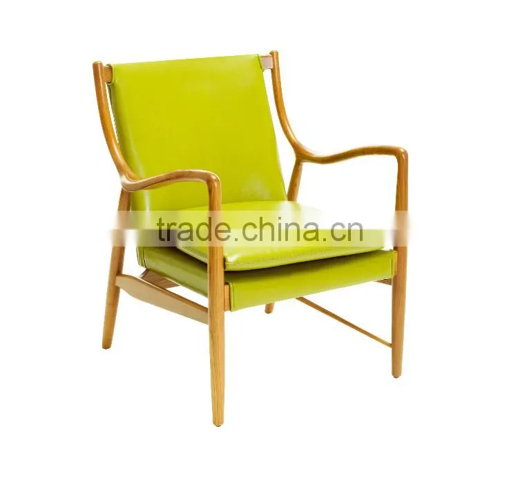 diamond mid-century modern walnut finished lounge chair with hand-stained wood base