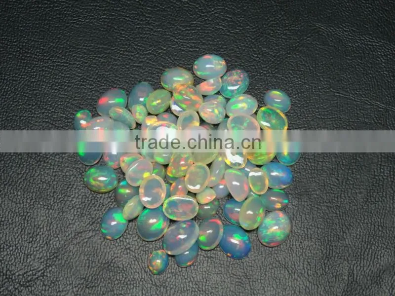 Ethiopian welo opal cabs with calibrated size, AAA++ quality, color play and fire