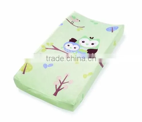 Baby Contoured Changing pad Owl Embroidery