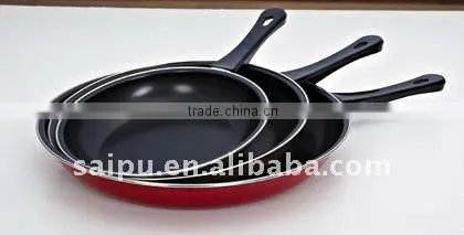 3Pcs Non-stick Frying Pan with bakelite Handle