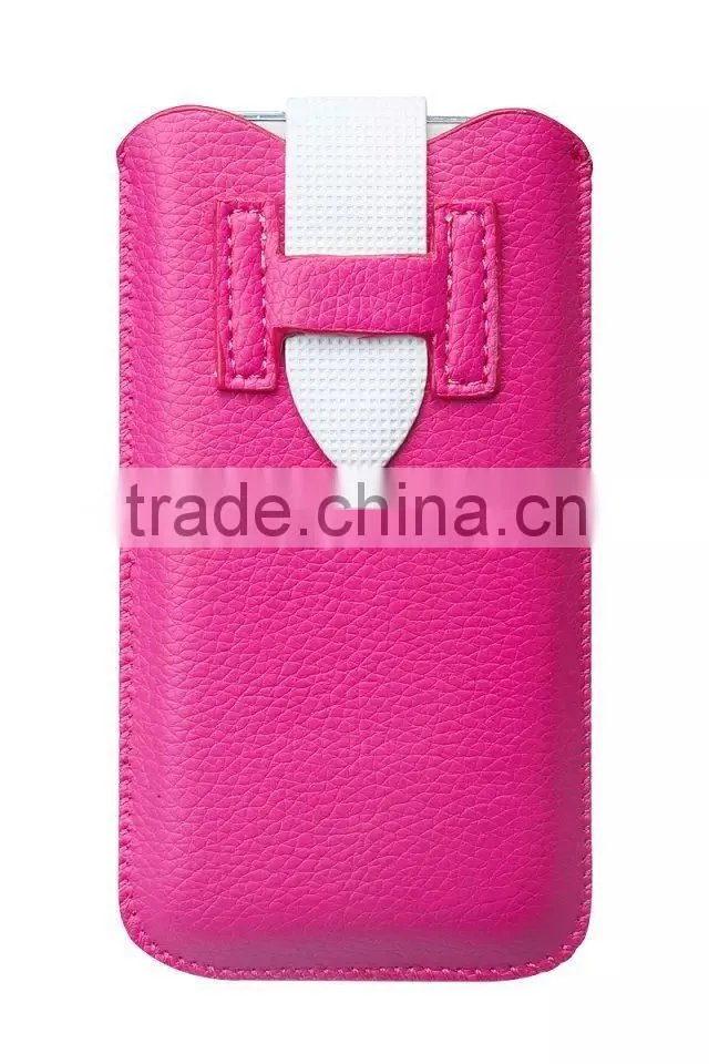 Free shipping Belt Clip Leather Flip Case for iPhone 4g 5G Pouch Holster Cover