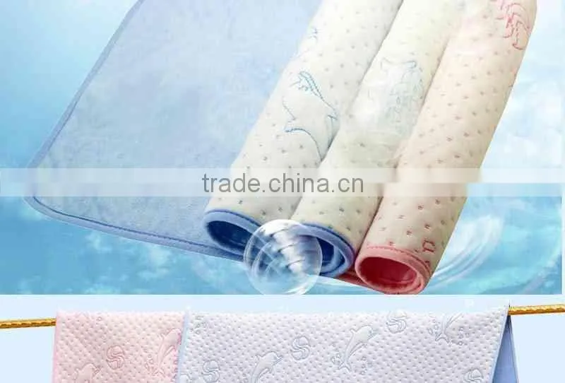 PU Coated Air Layer Waterproof Changing Pad / Underpad
