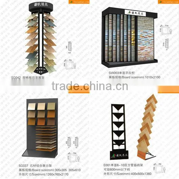 PX071 cheap alumminum granite sample case/marble display case/sample display box