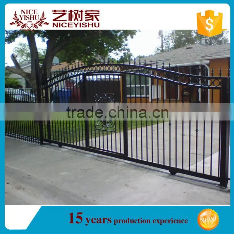 Alibaba online shopping best seller auto gate, metal garden screens, wrought iron garden gate
