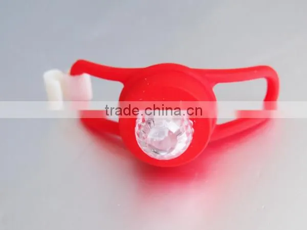Super Bright LED Silica Gel mini bike light with CR2032