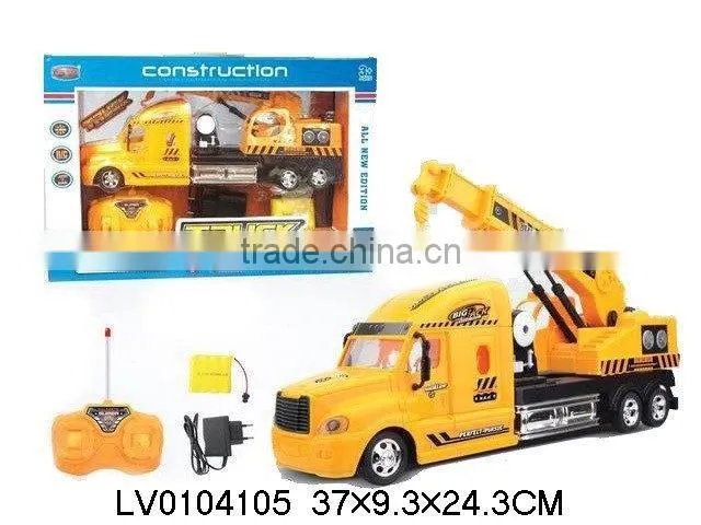 4CH radio control tractor trailer trucks with light