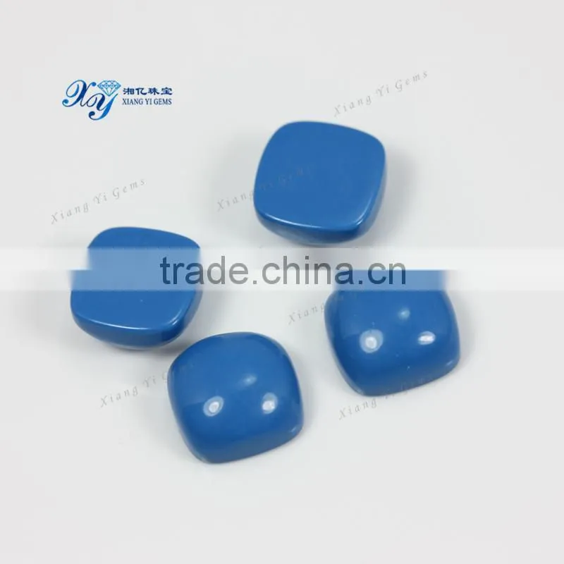 Xiang Yi Brand Rough Turquoise Stone 8x8mm Square Turquoise Stone Factory Price Bulk Turquoise Stone
