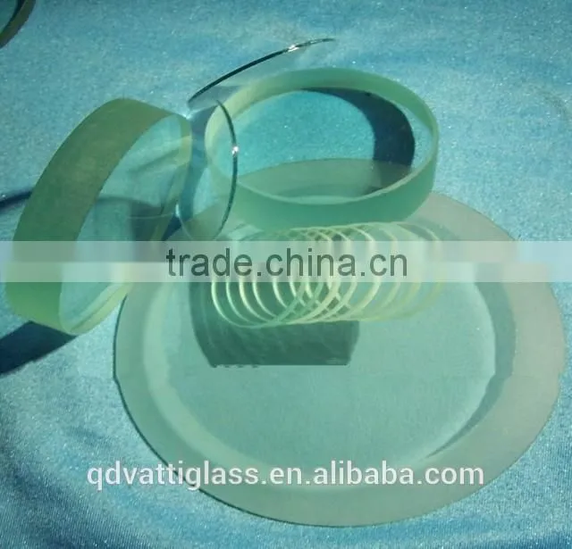 Any size transparent toughened round sight glass disc