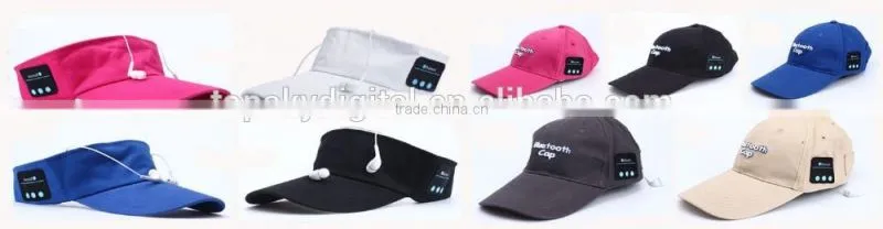 Cool Striped Wireless Bluetooth Music Knit Hat with Handsfree Smart Cap Headset