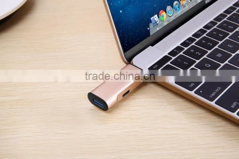 Sidiou Group USB Type-C Charging Adapter 1*USB 3.0 + 1* USB Type-C charging port with PD Function