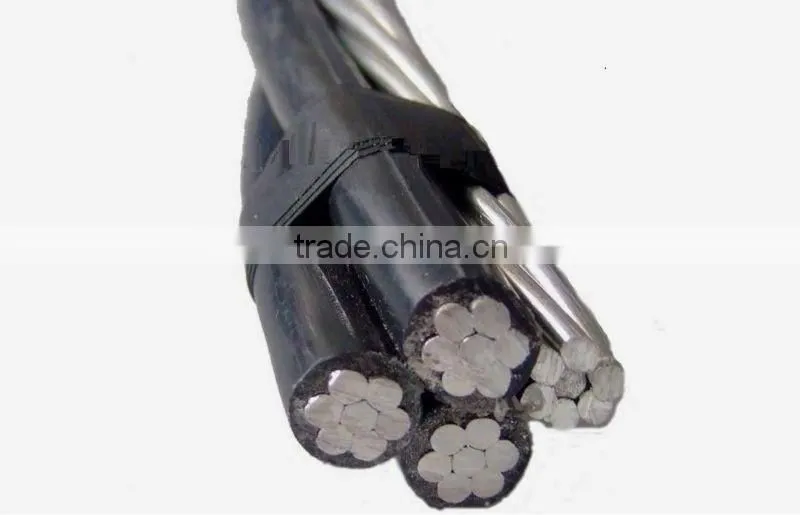 low voltage Triplex Service Drop Aerial Bundle Cable