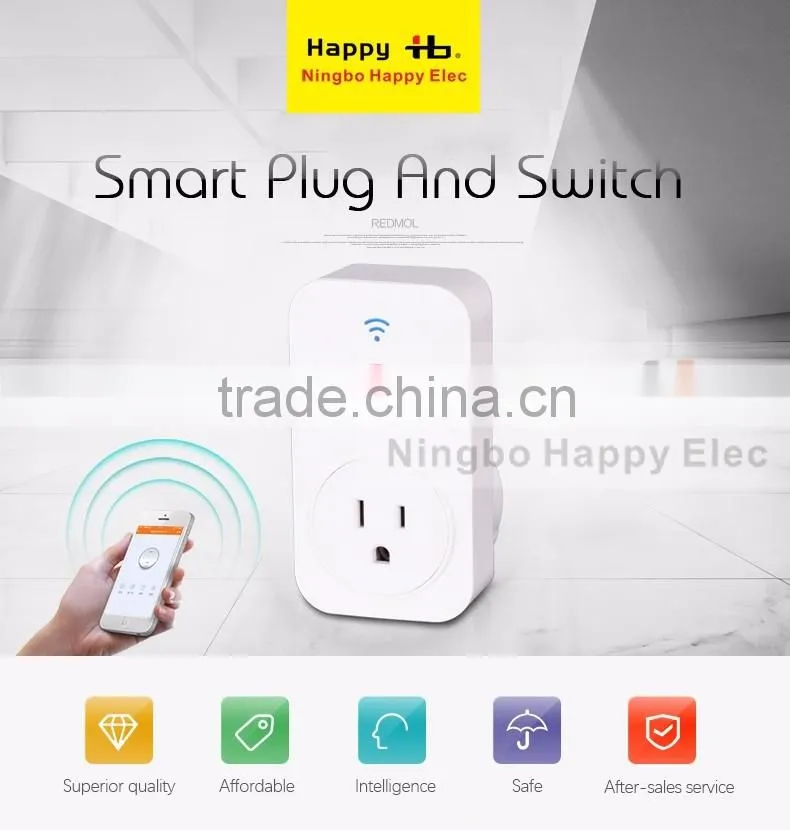 wifi/ zigbee/bluetooth plug in control light Wi-Fi smart plug wifi socket