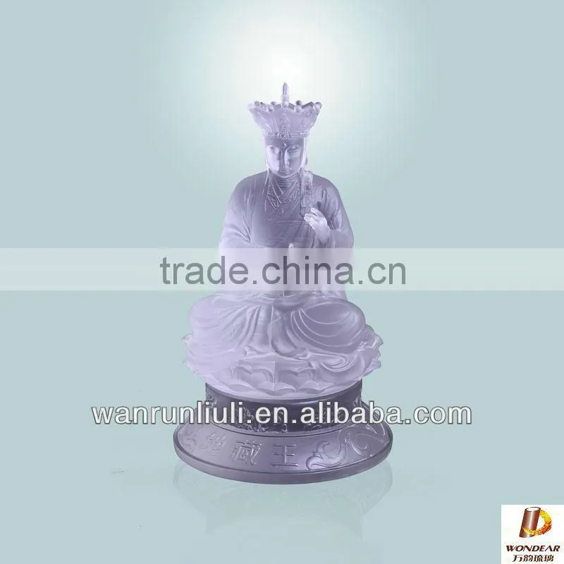 WF157 Chinese Liuli Buddha Sculpture