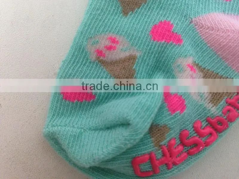 NEW STYLE lovely flower welt and good quality popular fancy baby cotton socks