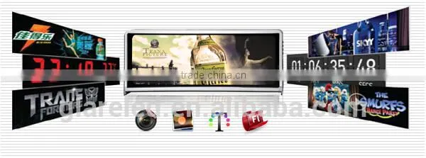 led taxi display and billboard led taxi /car top billboard/advertising sign