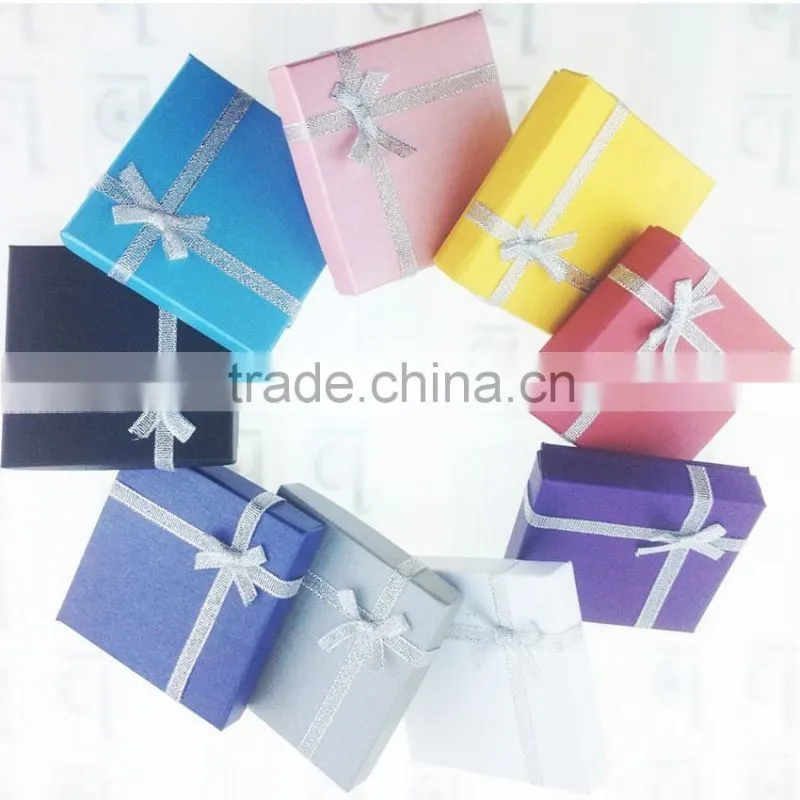 New colorful customized paper jewelry box for bracelet