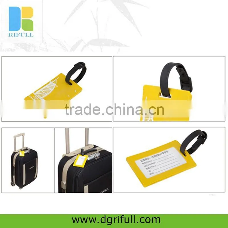Custom logo silicone garment hang tag design