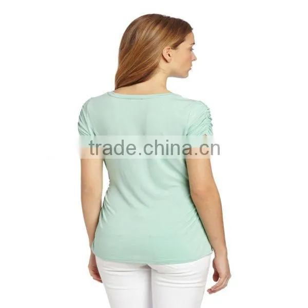 Women floral blue t-shirts 2013