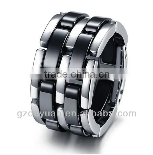 Ceramic and Stainless Steel Combined Ring