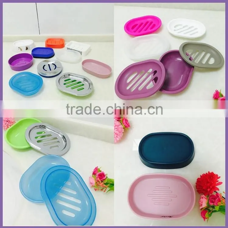 Pink colour bathroom pp decorative soap dishes