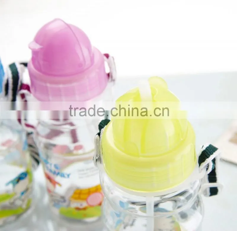 500ml BPA FREE wholesale plastic straw bottles for baby