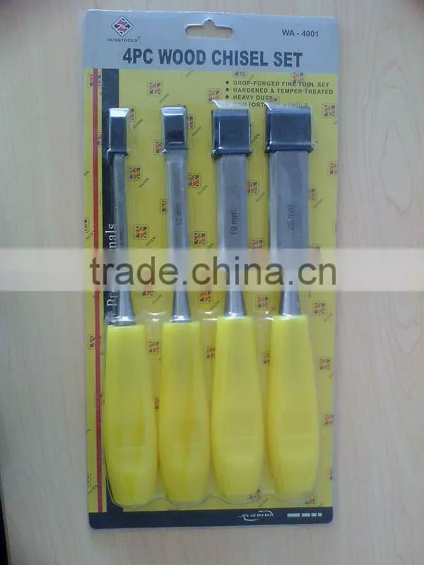 Low Price and Hot Sale SHAA004 4PCS Wood Chisel Set
