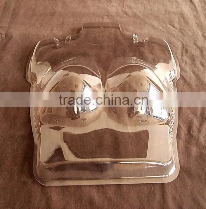 2016 cheap price clear plastic upper body bra mannequin