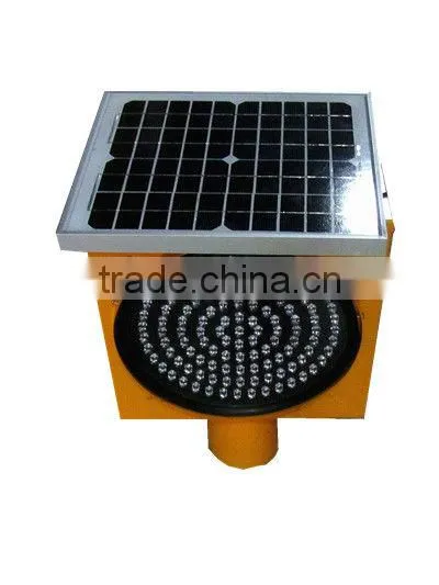 solar led road safety flashing light / solar super bright led furious traffic signal sign /remarkable
